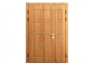 Деревянная полуторасторчая дверь для тамбура